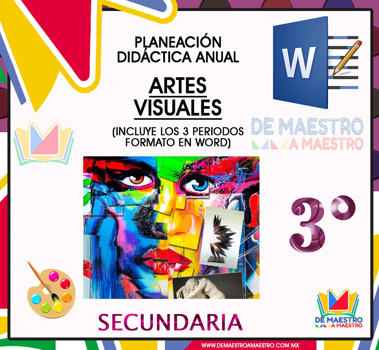 Planeación Anual Artes Visuales 3° (2021 – 2022) Secundaria – De Maestro a  